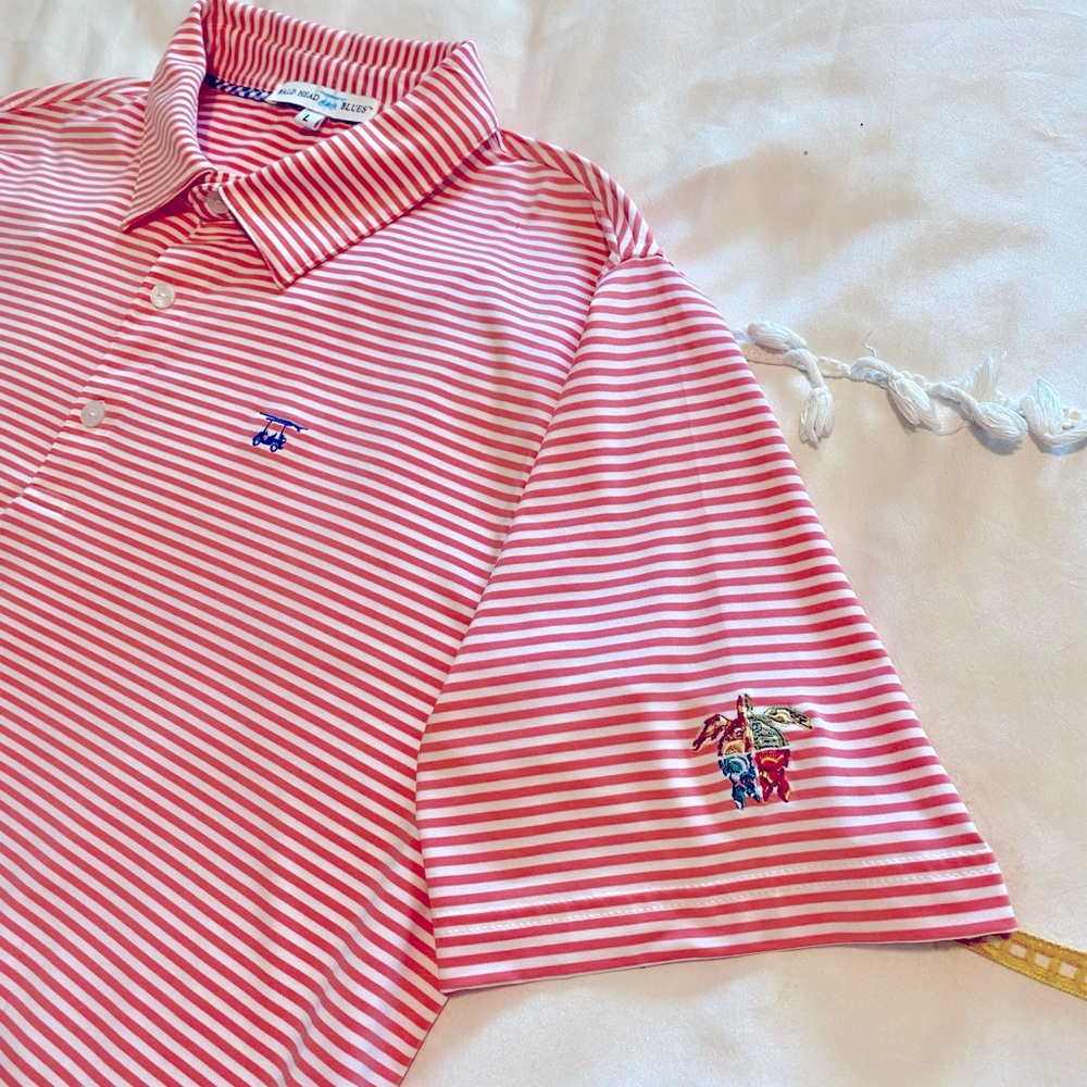 Bald Head Blues Golf Polo - Large